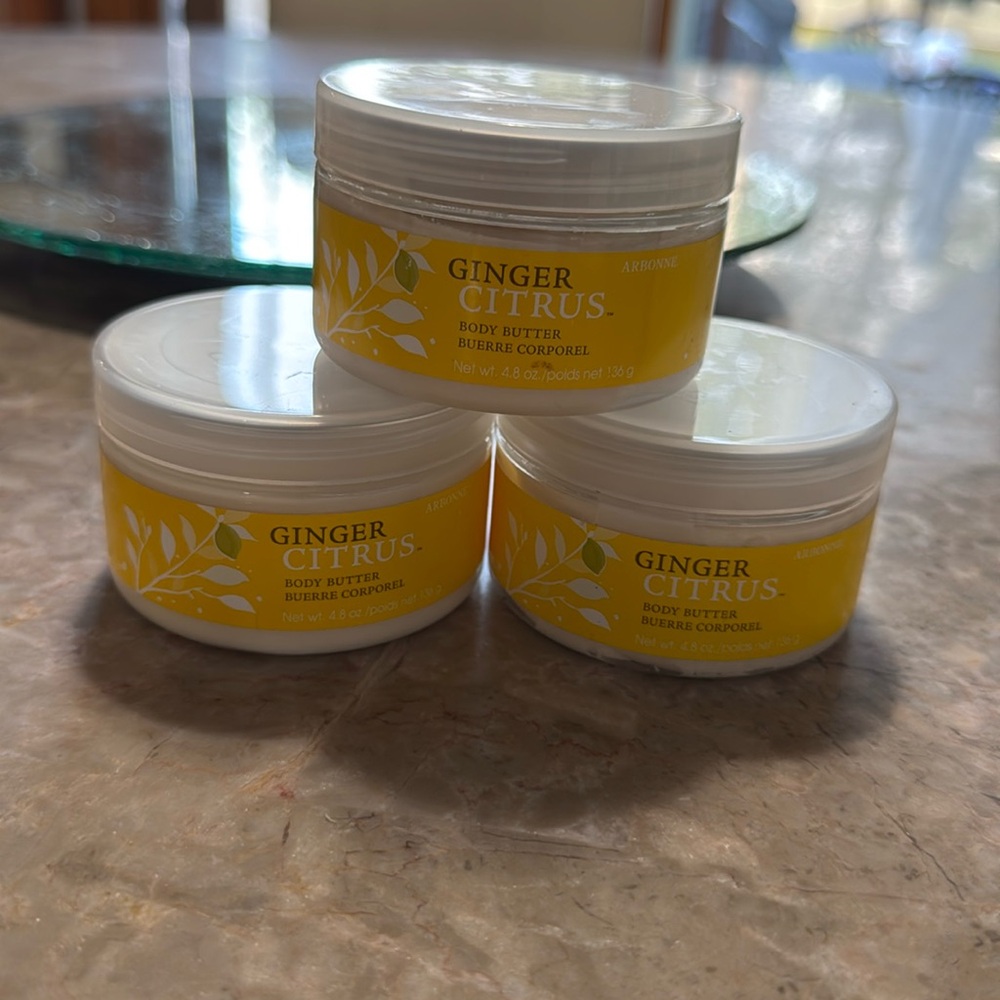 Ginger citrus body butter